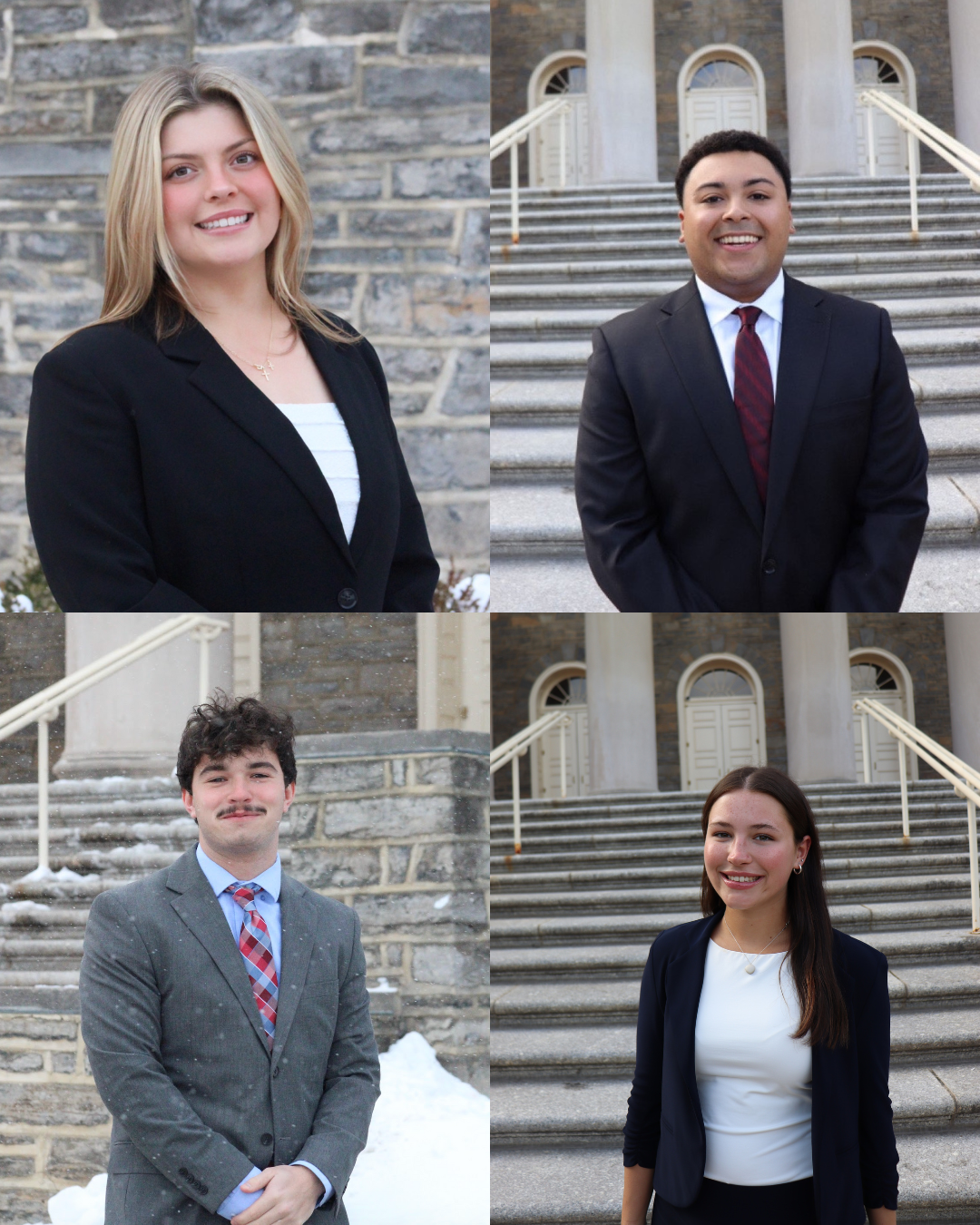 Recruitment Team - Maddie Bell, Marcus Young, Kaleb Hawkins, & Patty Hennessey