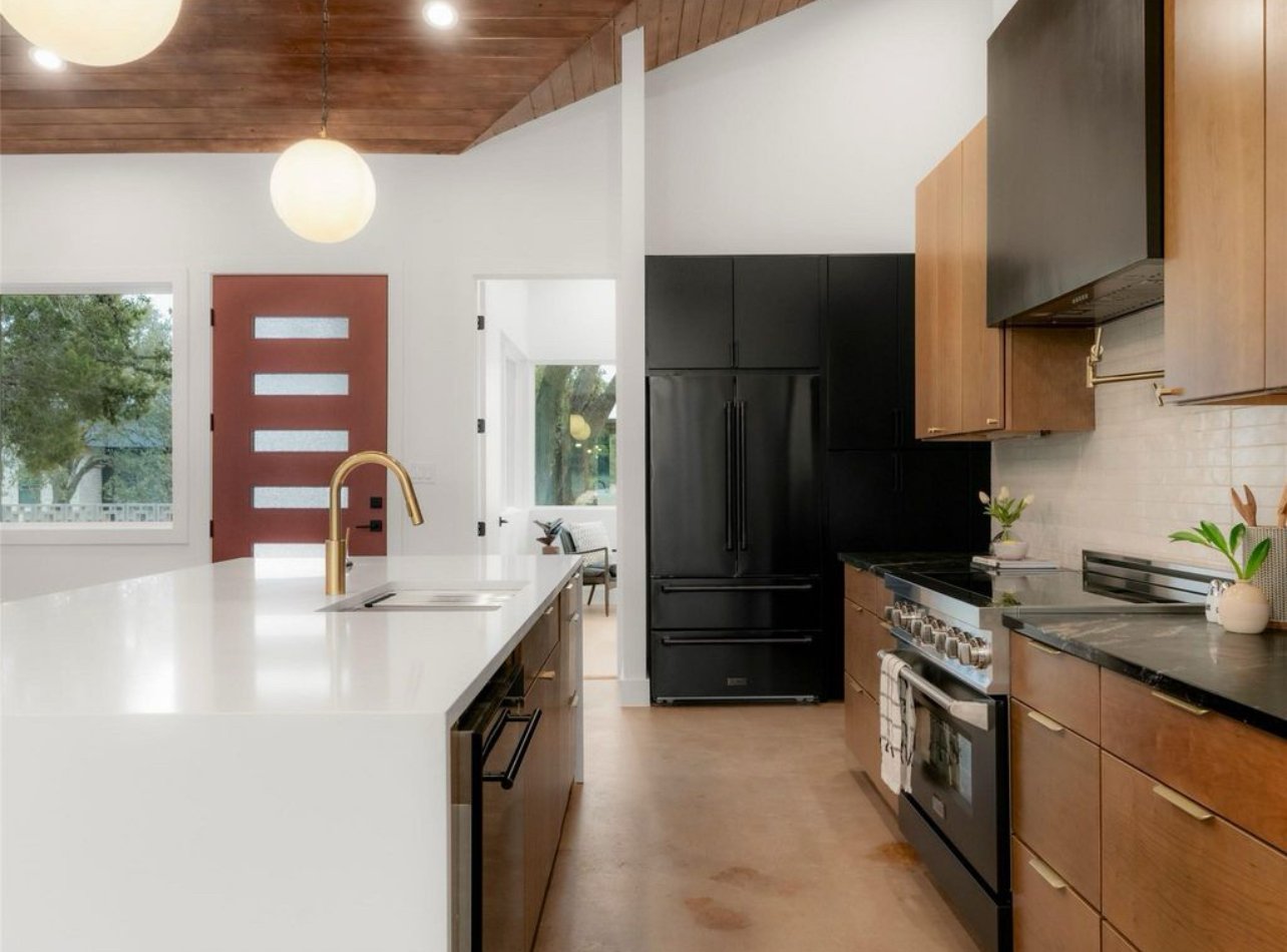 Midcentury Kitchen Remodel in Austin