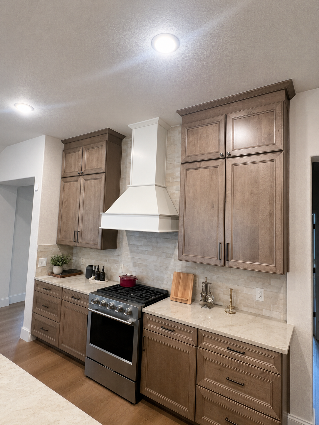 Waypoint: Maple Almond 
kitchen remodel in Austin, Texas