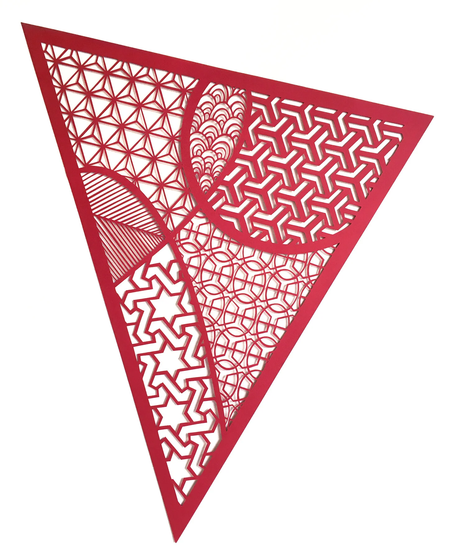 Pattern Mixing series, 2020
Framed 20 x 16 inches, hand-cut paper (SOLD)