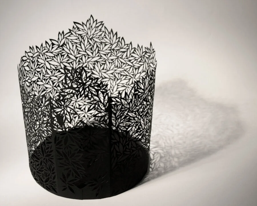 Cylinder, 2013
Hand-cut paper