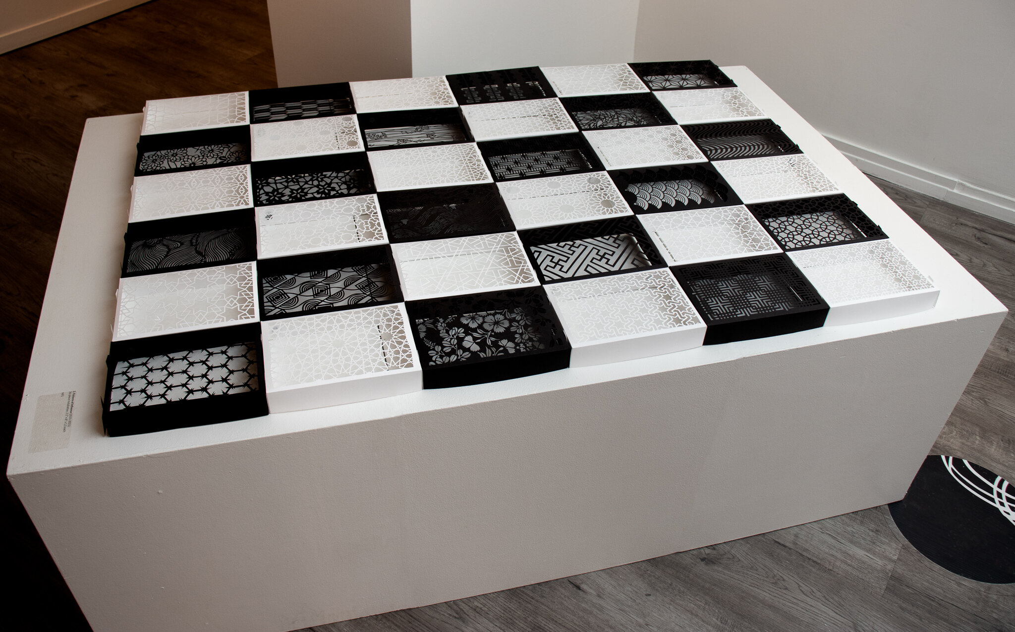 Installed at the Craft Council of BC in Vancouver, Canada