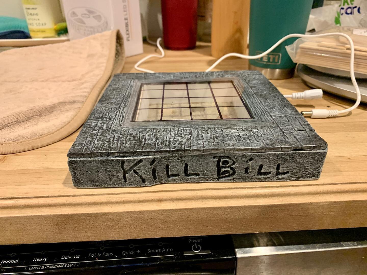 The base for the Kill Bill diorama is complete! It just needs about 44 minis added to it, that will happen on the stream tomorrow. 🤓#tabletopterrain #DND #tabletopgames #tabletopgaming #rpg #tabletoprpg #buildingminis #diorama #dioramacreators #craf