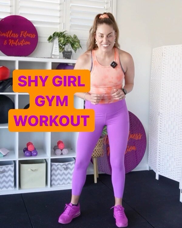 SAVE THIS for your next gym workout if you&rsquo;re a shy girl looking for your next gym workout 👉🏻 (sound on for a walk through of the workout!)

Are you a shy girl or not feeling 100% confident about heading into the gym on your own? We&rsquo;ve 