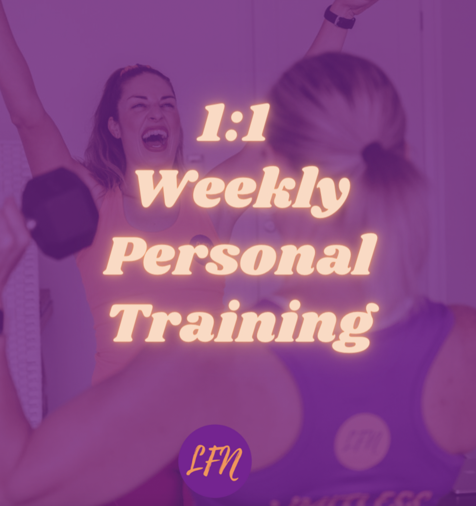 Personal Training, once per week, Mondays 11am 💜
