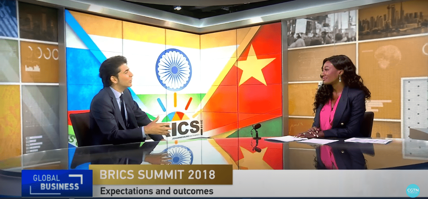 Afshin Molavi on the BRICS Summit - CGTN Global Business Live