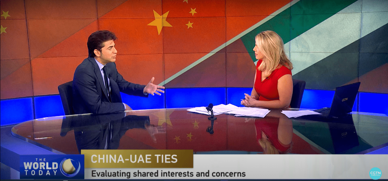 Afshin Molavi on China-UAE Ties - CGTN The World Today Live