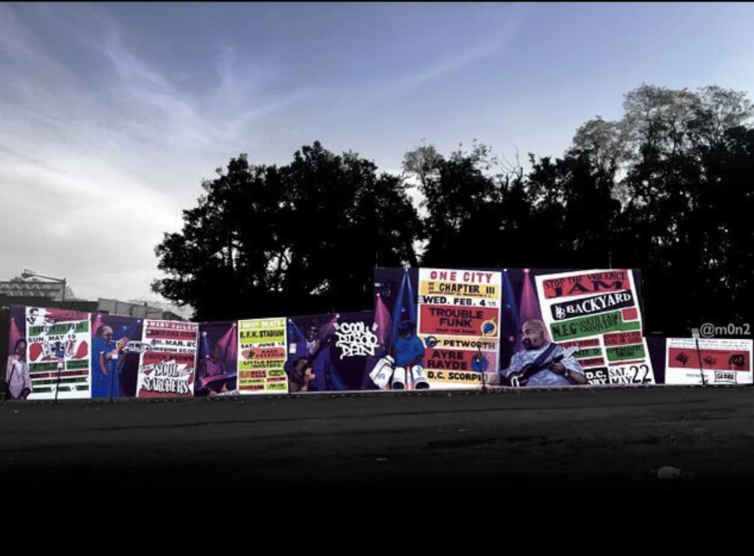 “Many Voices, many beats, one city” dc murals 2017 SE DC