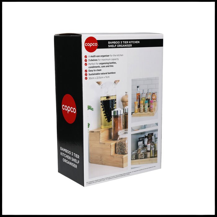 Copco Bamboo 3-Tier Shelf Organiser