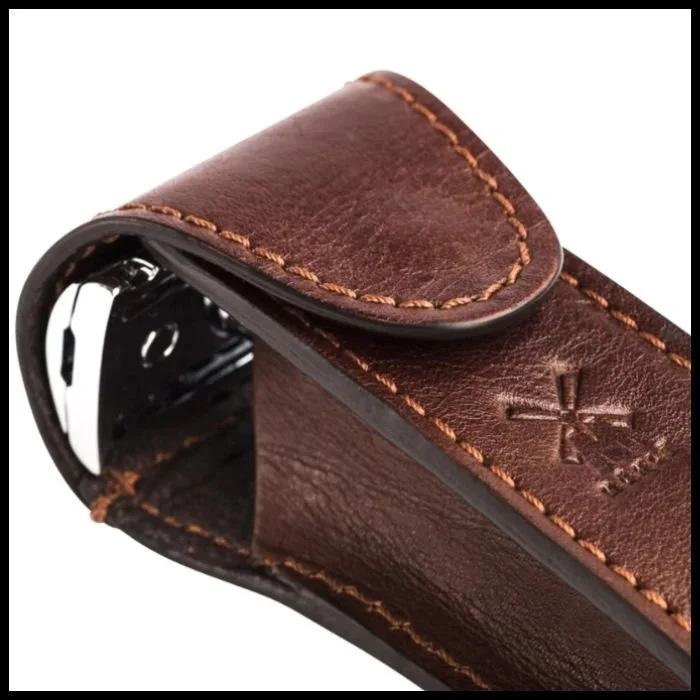 Muhle Safety Razor Leather Pouch - Brown (1).jpg