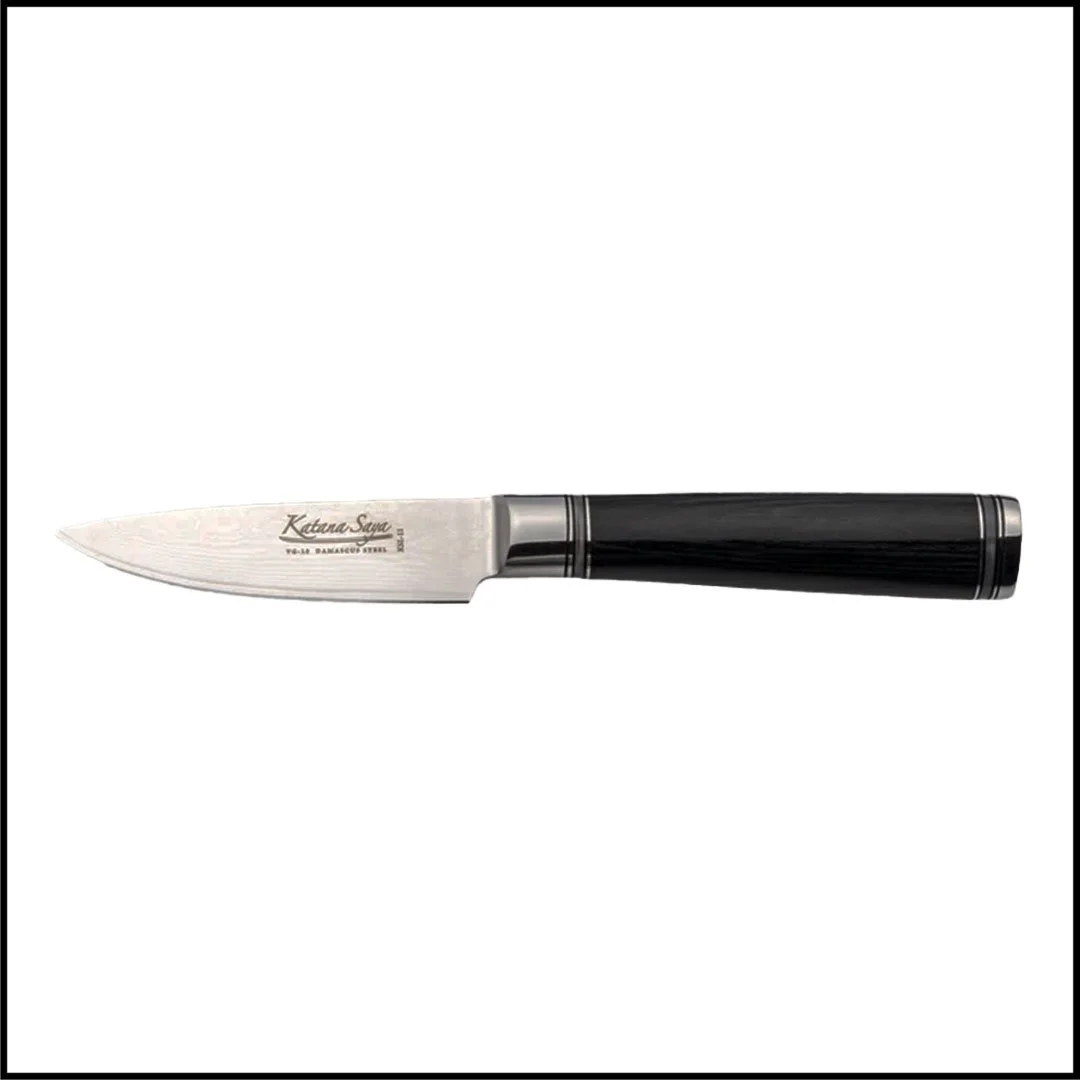 Katana Saya Pakkawood Paring Knife - 9cm Blade