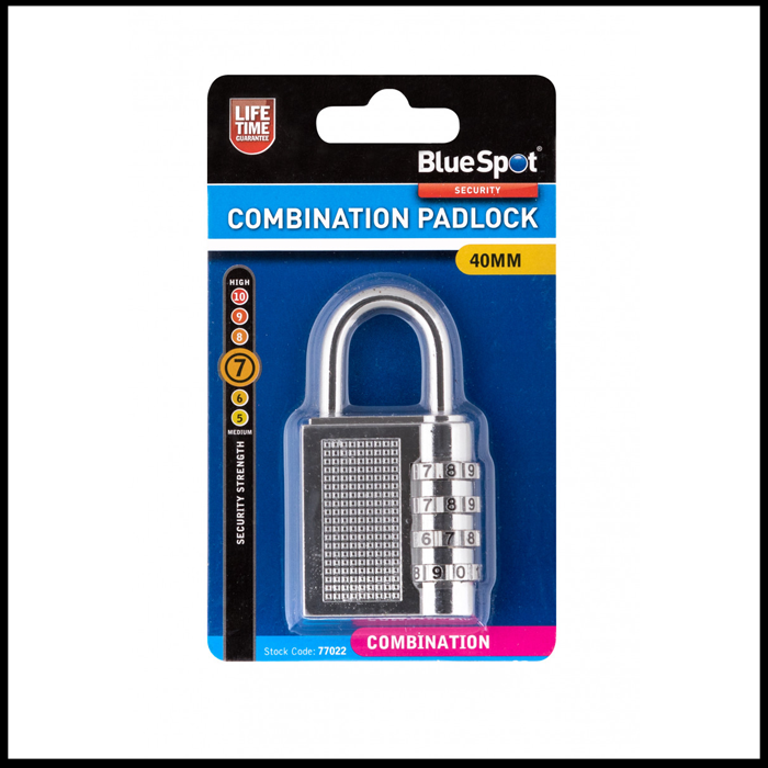 Kasp 40mm Marine Combination Padlock — C Booth & Son