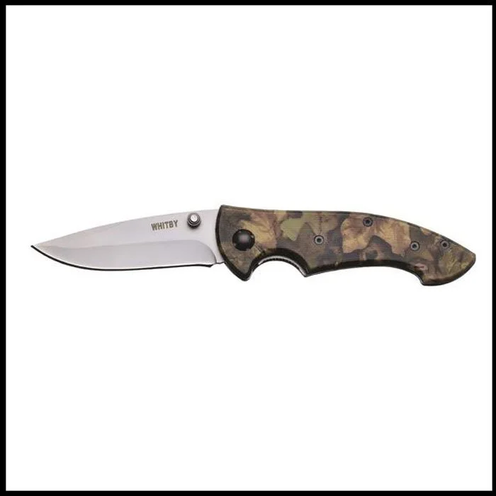 Whitby LK124 Camo Lock Knife (3")