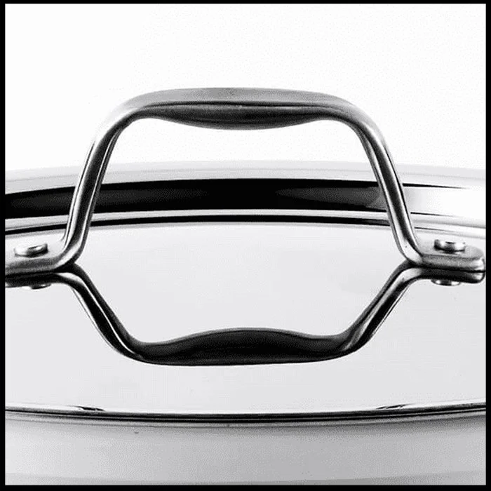 Dexam Supreme Stainless Steel Chefs Pan With Helper Handles - 26cm (3.75L)