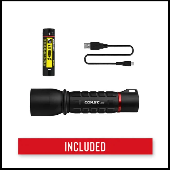 Coast XP9R Rechargeable Pure Beam Focusing Torch- 1000 lumen