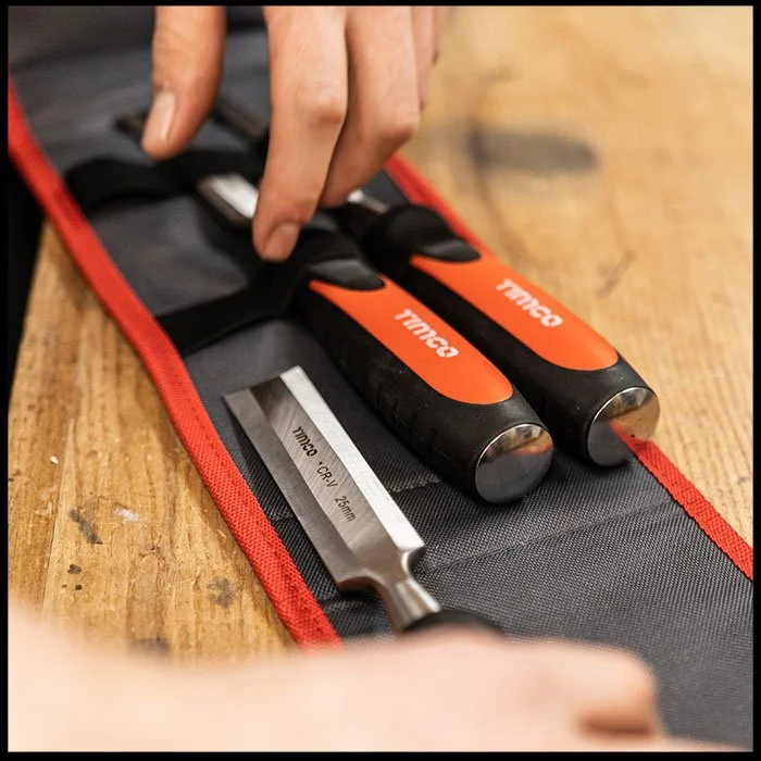 Timco Bevel Edge Wood Chisel Set (3pcs)