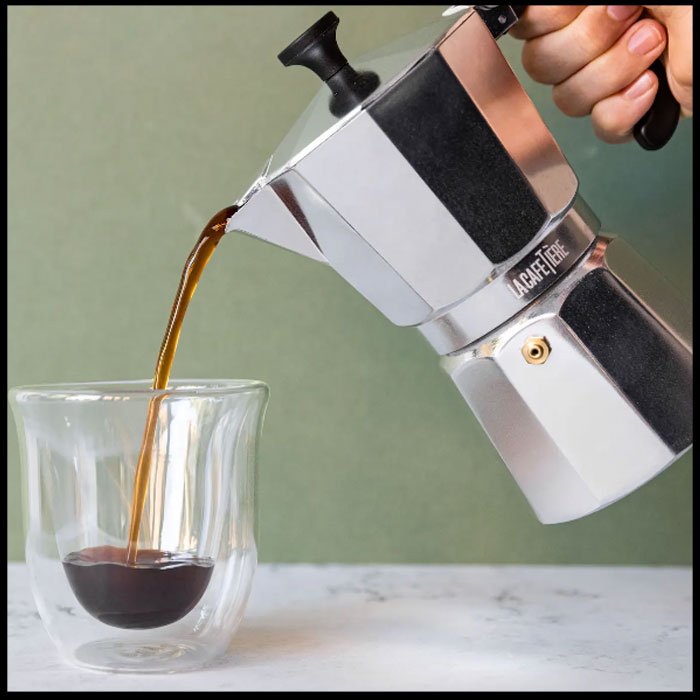 La Cafetière Venice Aluminium 3-Cup Espresso Maker