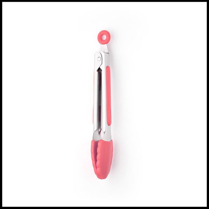 TEW Mini Silicone Tongs 17cm - Raspberry