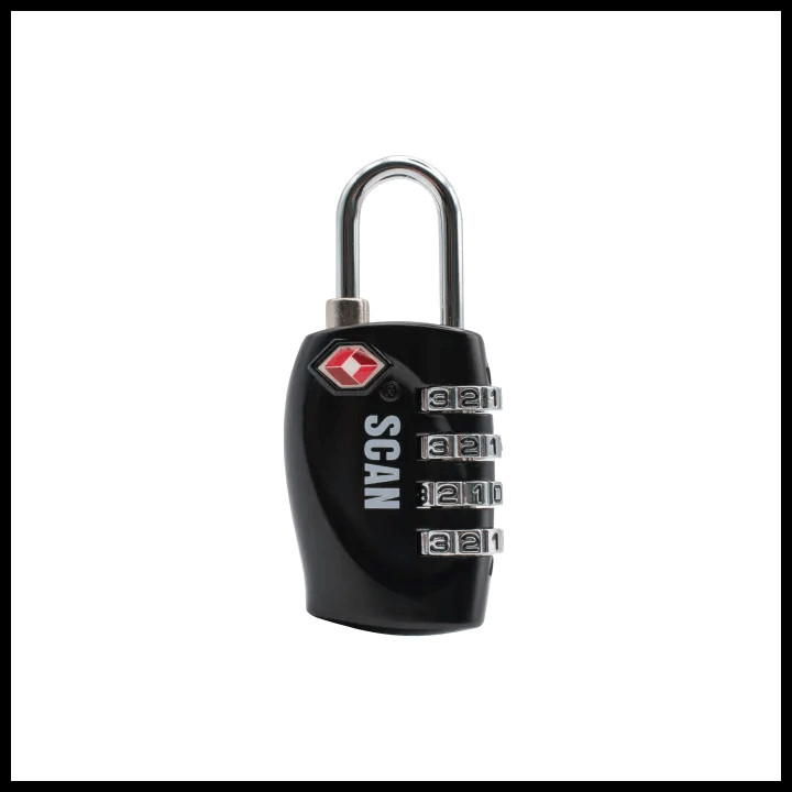 Scan 31mm Zinc  Combination Padlock (TSA Approved)