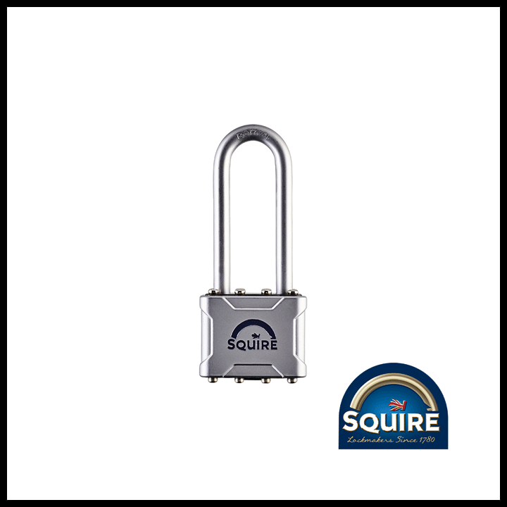 Squire 40mm Long Shackle Vulcan Padlock
