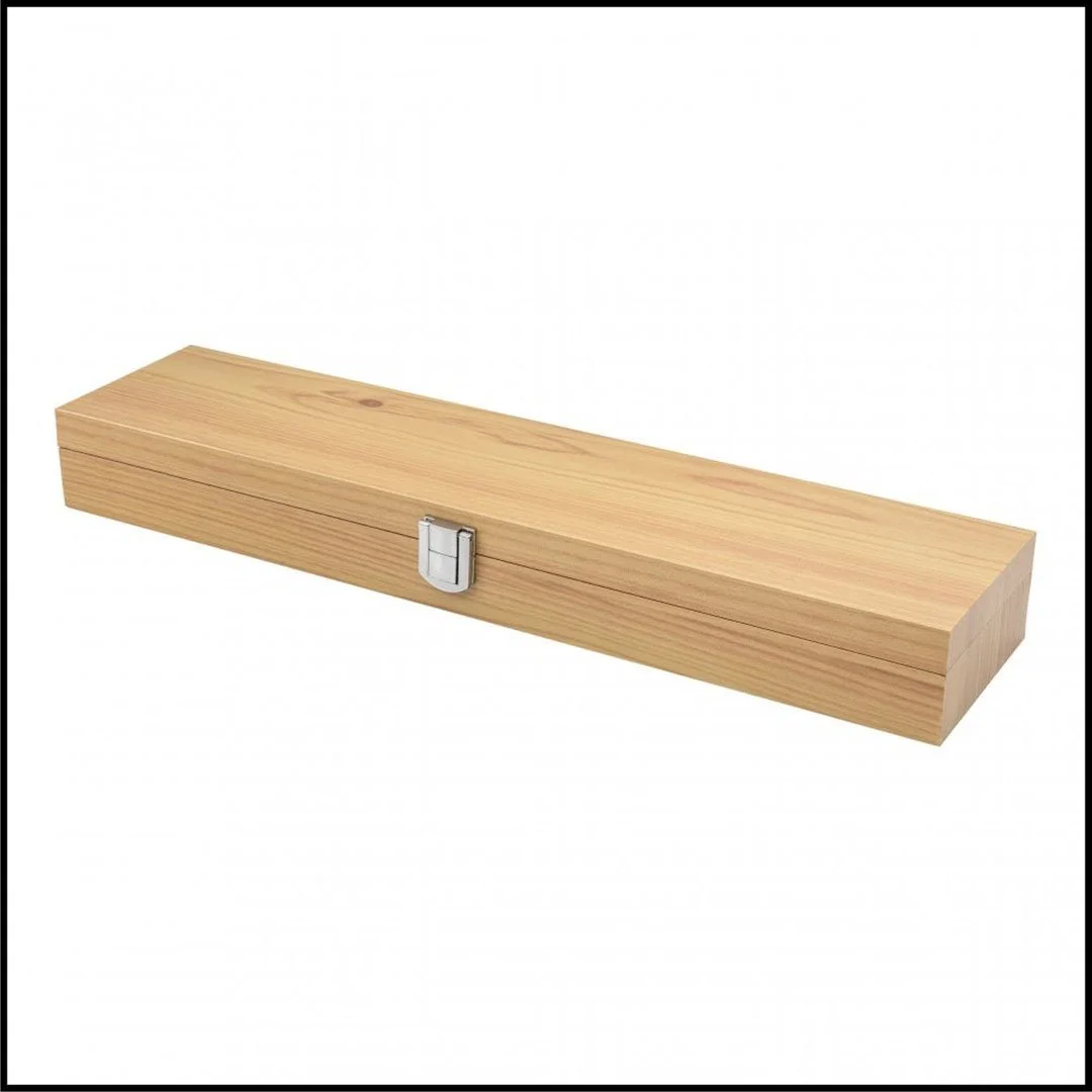 Katana Saya Olive Wood Santoku Knife - 18cm Blade