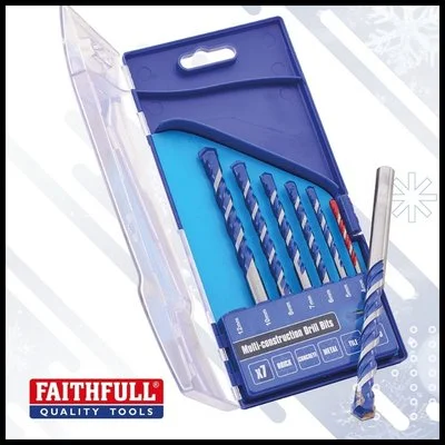 FAITHFULL Metal Construction 7pc Drill Bit Set