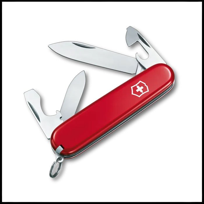 Victorinox Recruit Red Swiss Army Knife