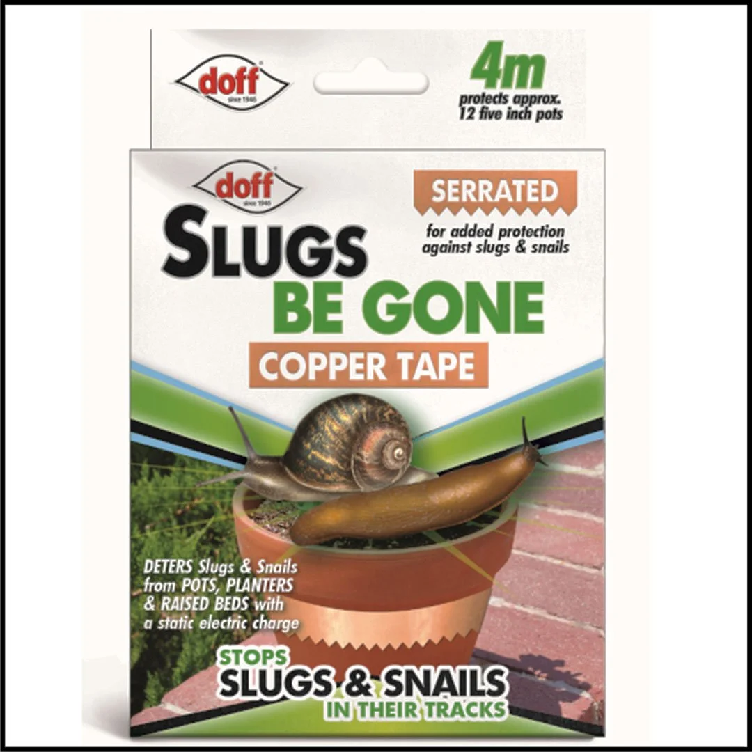 Doff Slug & Snail Adhesive Copper Tape 4m