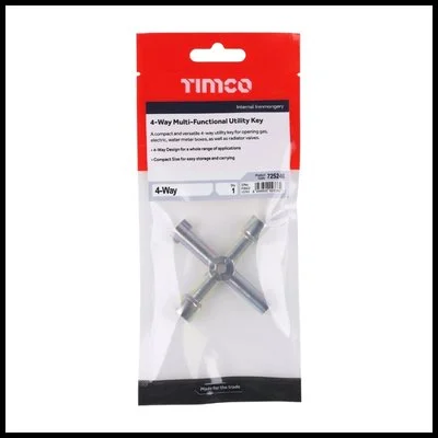 TIMco 4-Way Utility Key