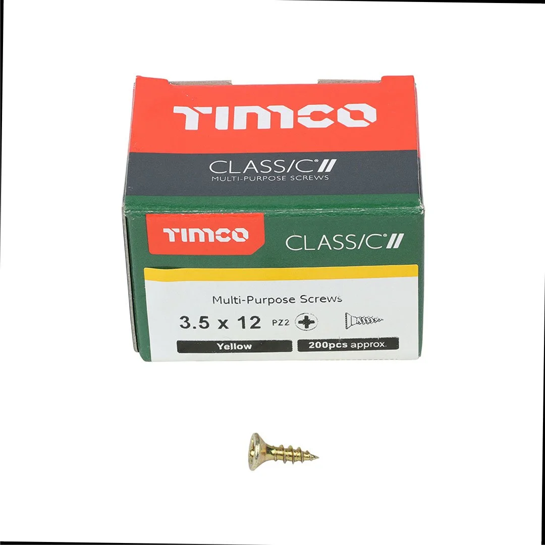 TIMco Classic 3.5 x 12 Multi-Purpose Screws (Box of 200)