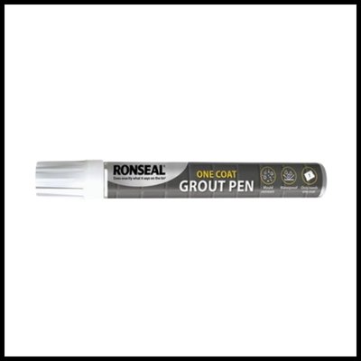 Ronseal One Coat Grout Pen - White