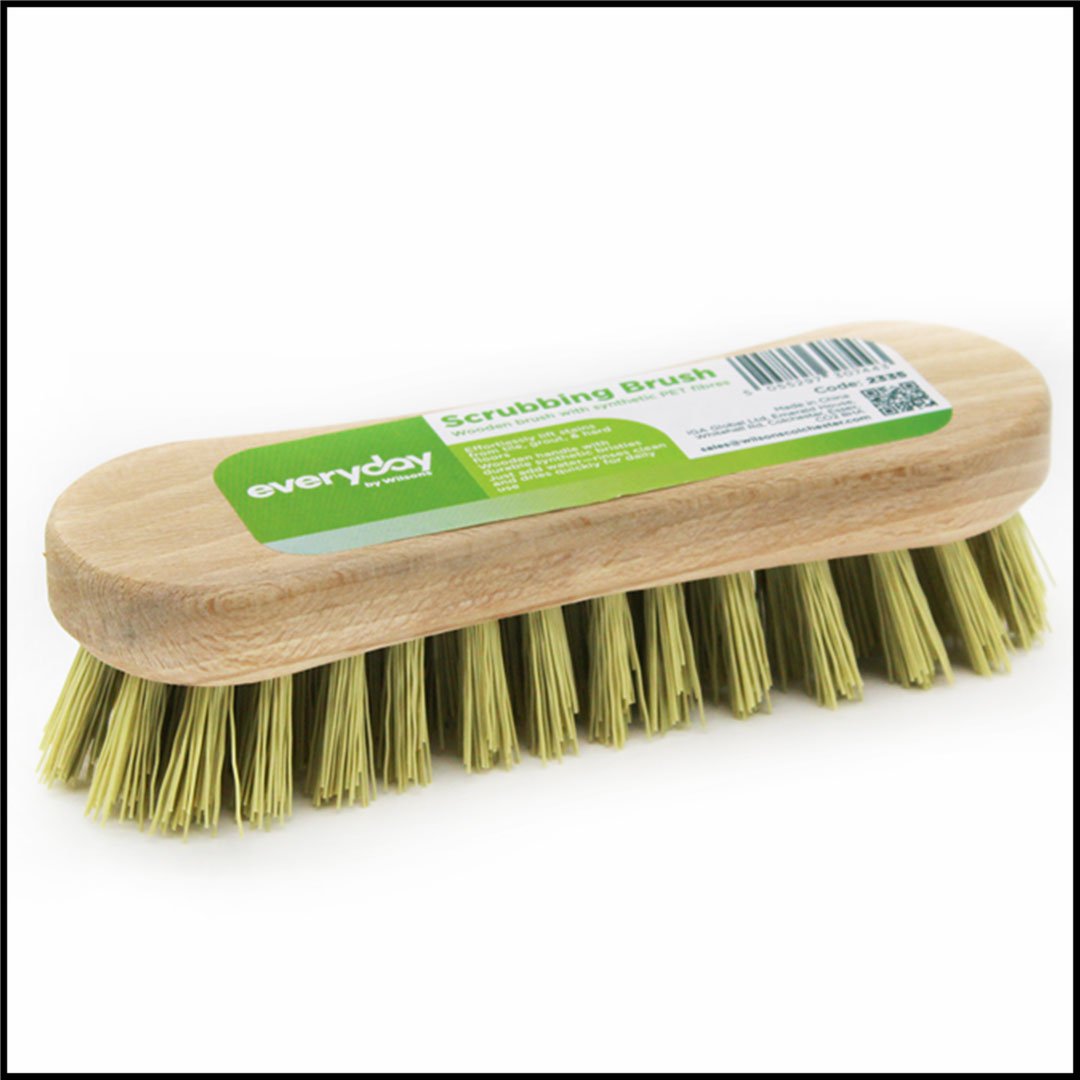 EBW Small Wooden Scrubbing Brush