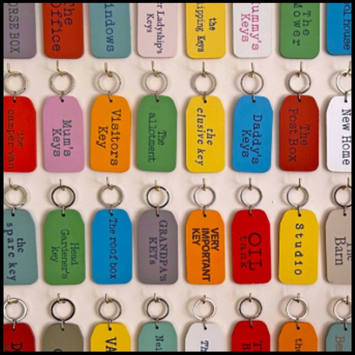 Jolly Useful Wooden Key Tag- "The Flipping Keys" (Small) (Copy) (Copy) (Copy)