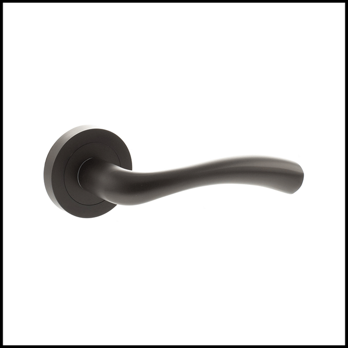 Status Texas Level Round Rose Handle - Urban Dark Bronze