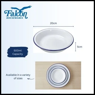 Falcon Pie Dish Round - Traditional White 20cm