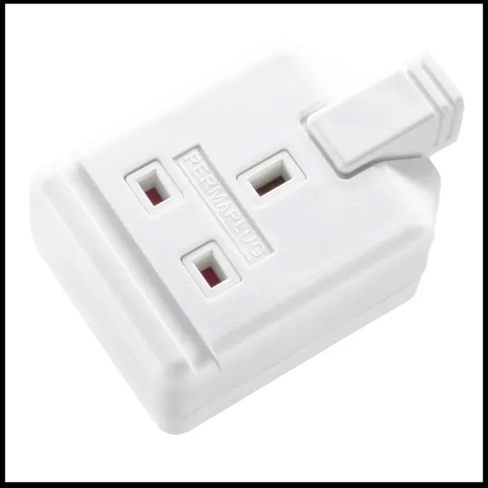 Masterplug Rubber Extension Socket White