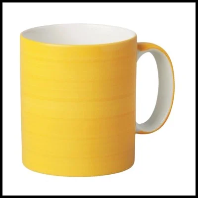 Wm Bartleet Porcelain Pint Mug - Turmeric Yellow