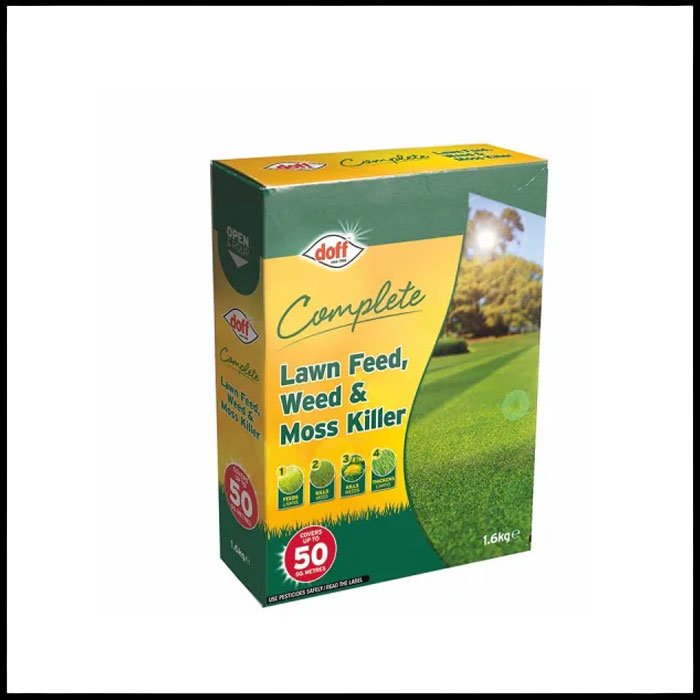 Doff Complete Lawn Feed Weed & Moss Killer 1.6kg