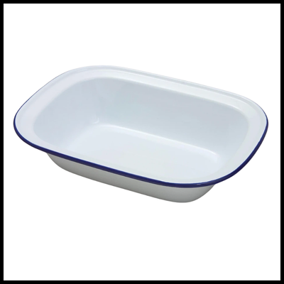 Falcon Oblong Pie Dish- Traditional White 28cm