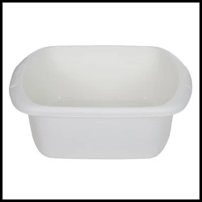 Whitefurze Cream Rectangular Washing Up Bowl