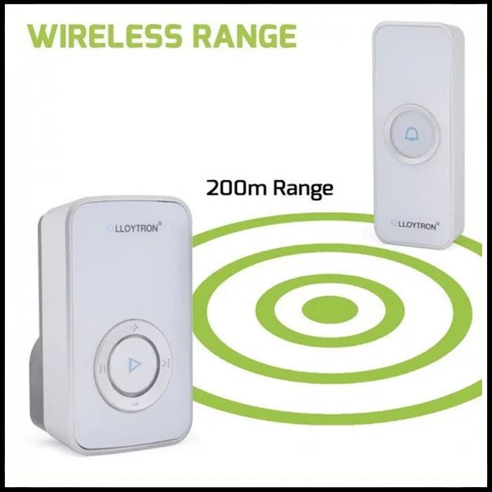 LLOYTRON MIP3 - 32 Melody Plug-In Door Chime Kit (White)