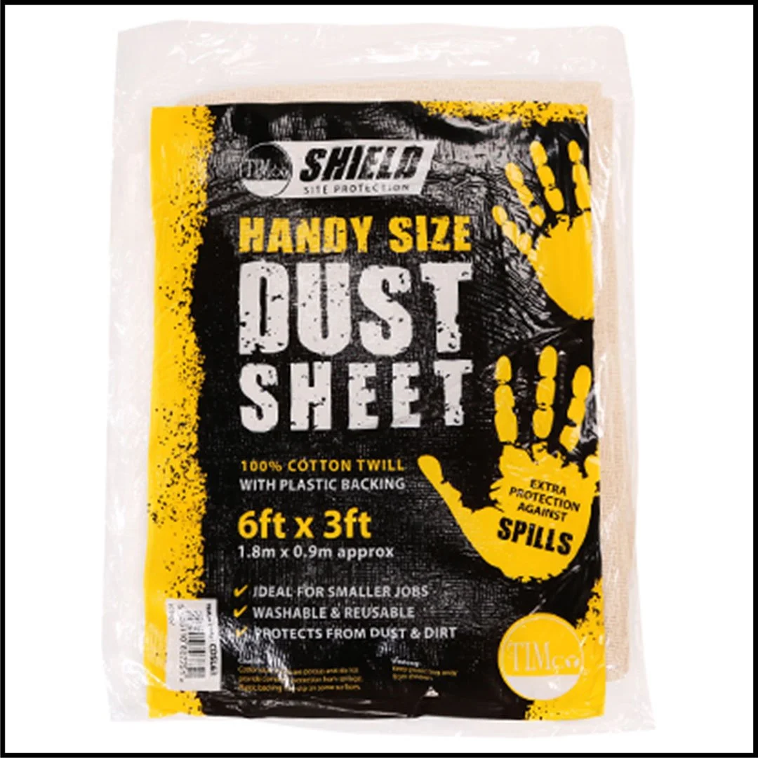 TIMco Handy Size Laminated Dust Sheet 6ft x 3ft