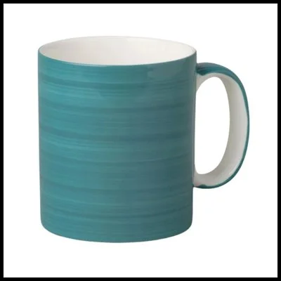 Wm Bartleet Porcelain Pint Mug - Teal