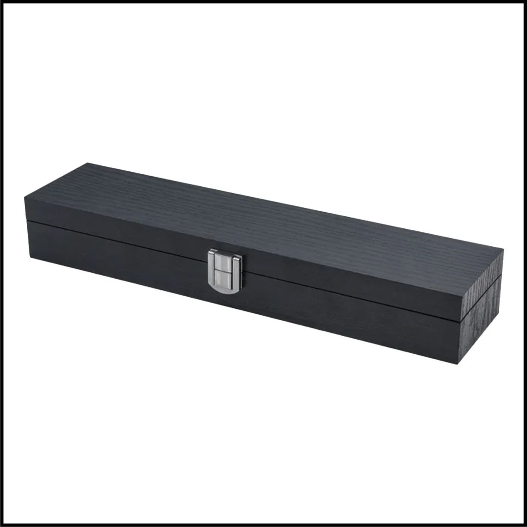 Katana Saya Pakkawood Santoku Knife - 18cm Fluted Blade