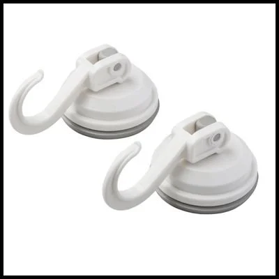 Zeal Suction Base Hooks - White