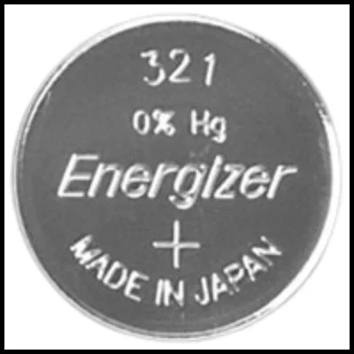 Energizer 321 Silver Oxide Button Cell Battery