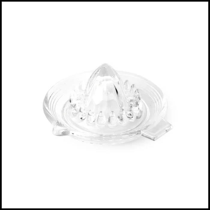 KitchenCraft Round Glass Lemon / Citrus Fruit Squeezer