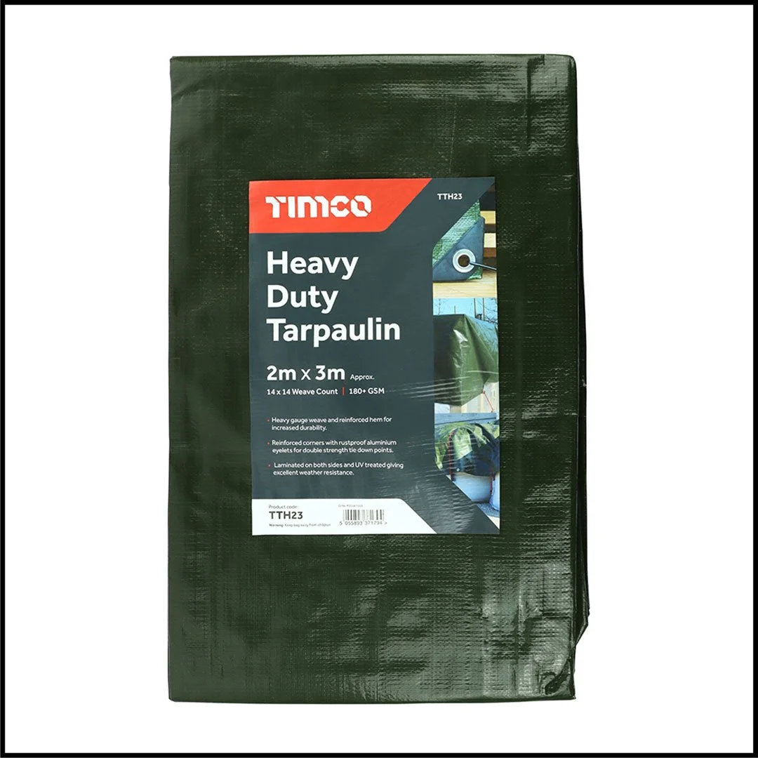 TIMco Heavy Duty Tarpaulin 2m x 3m