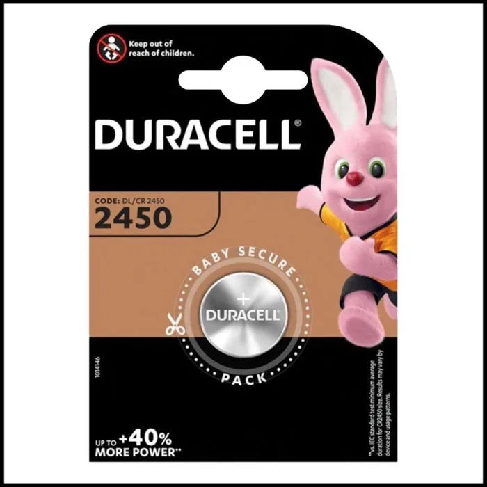 Duracell Lithium CR2450 Battery - Pack of 1