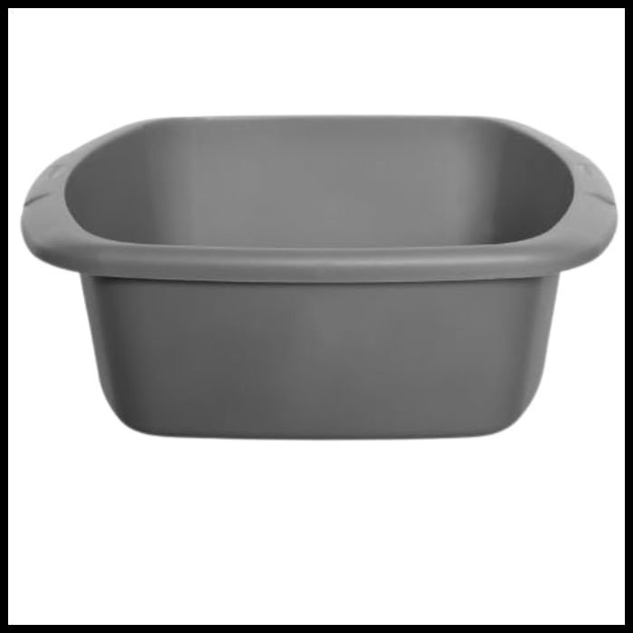 Whitefurze Large Silver Rect Washing Up Bowl